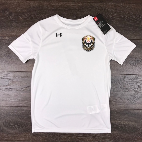 White under armour shirt youth Clearance
